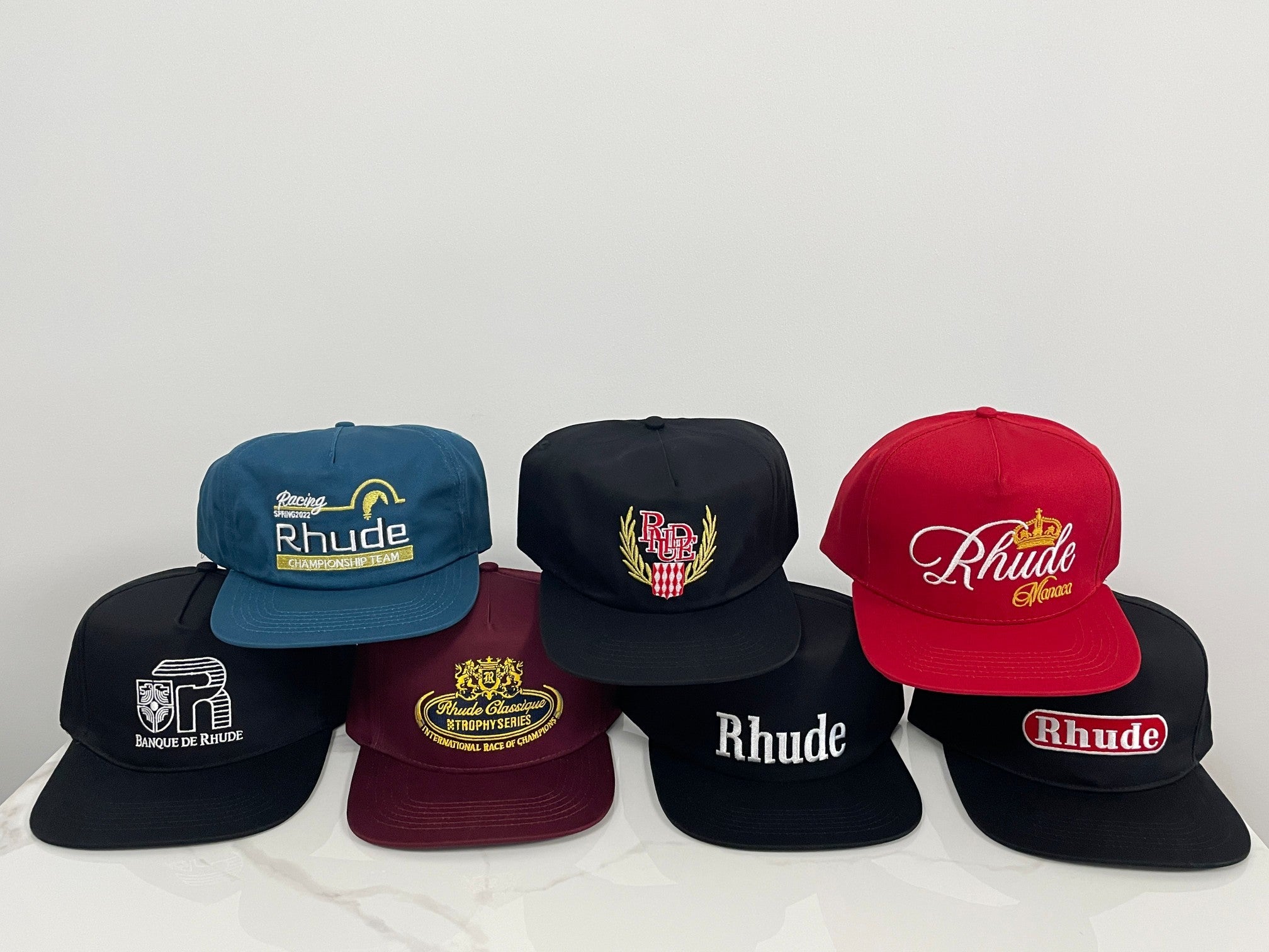 Gorra Trucker Rhude Estilo Motorsport / Streetwear Premium