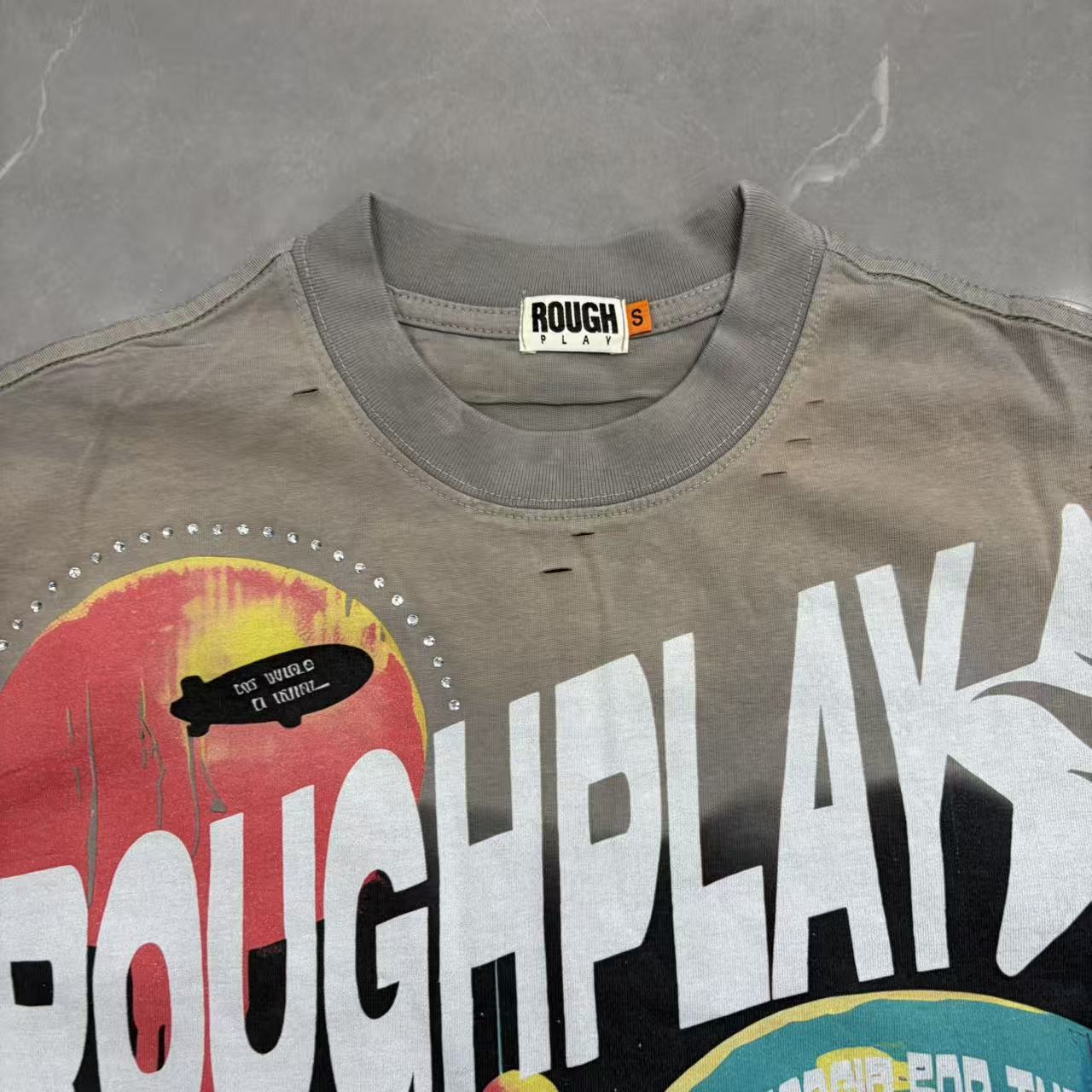 T-Shirt Rough Play "Bandaid For The Battle Wounds" - Heavyweight Streetwear