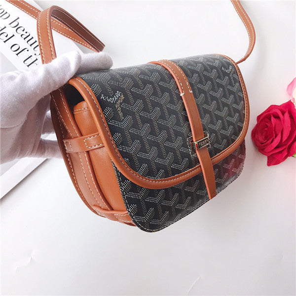 Bolso bandolera con patrón geométrico / Bolso cruzado de diseño clásico