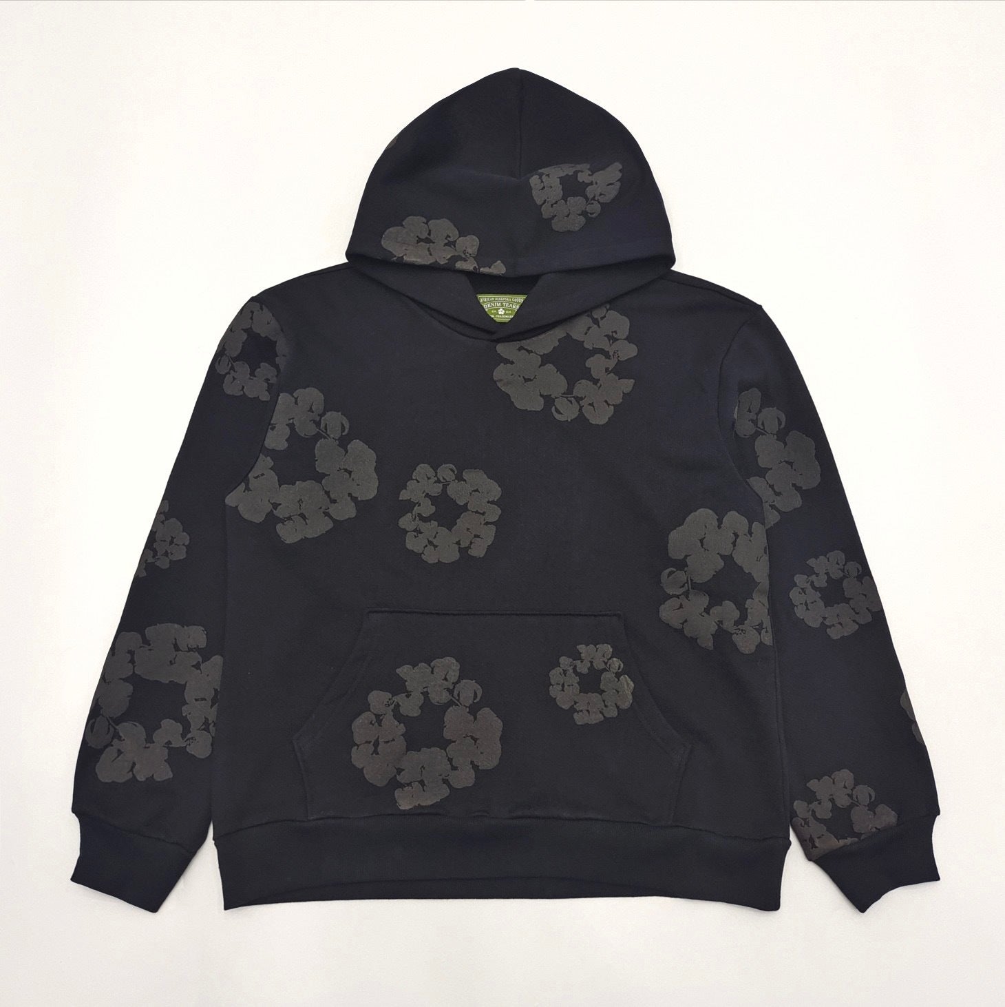 Sudadera Denim Tears – Patrón Corona de Flores Completo