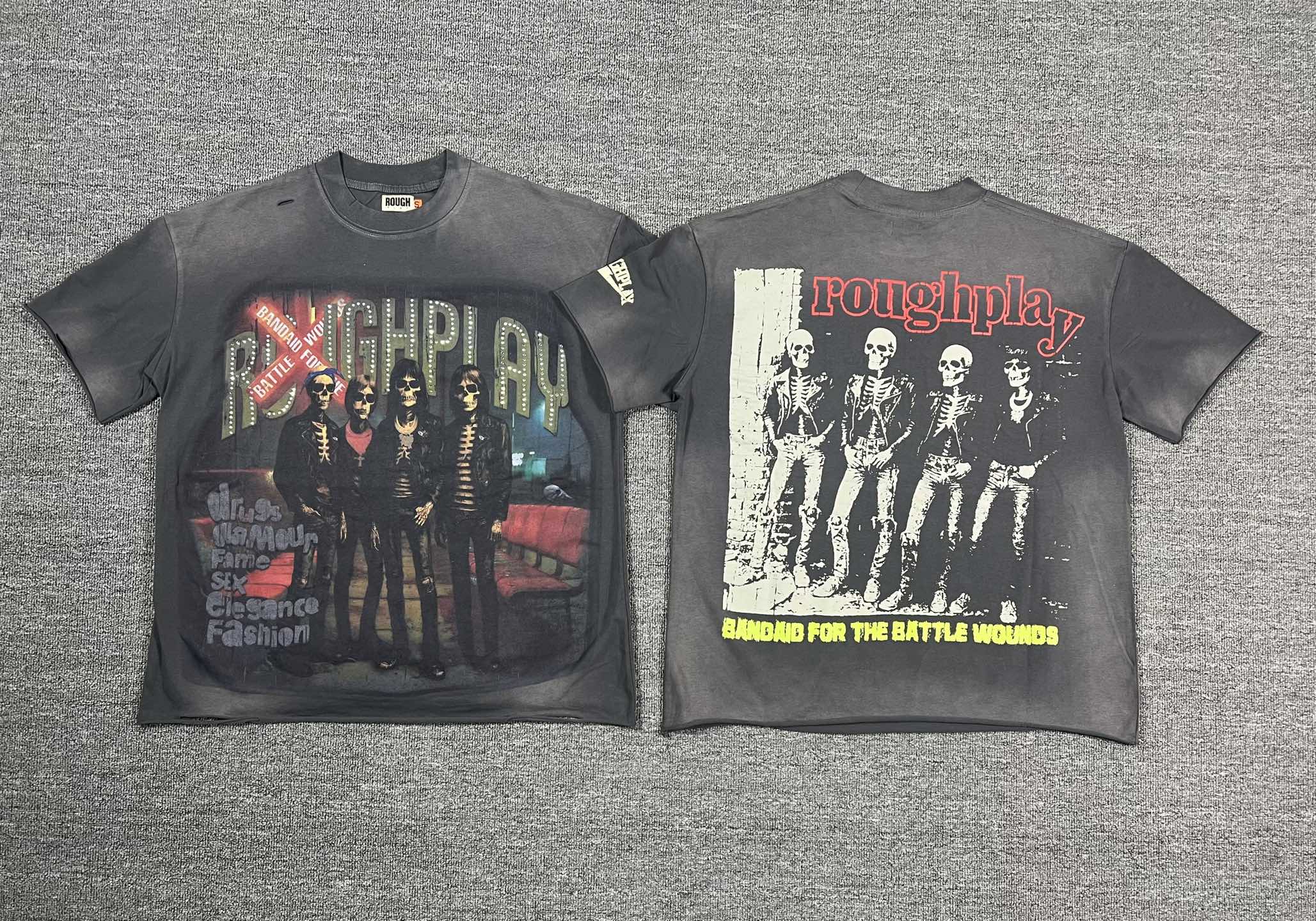 Camiseta Oversize Vintage Rock Washed
