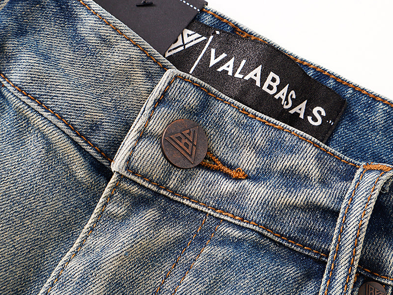 Jeans Valabasas – Lavado Claro con Roturas