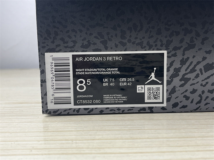 Air Jordan 3 Retro "Fear Pack"