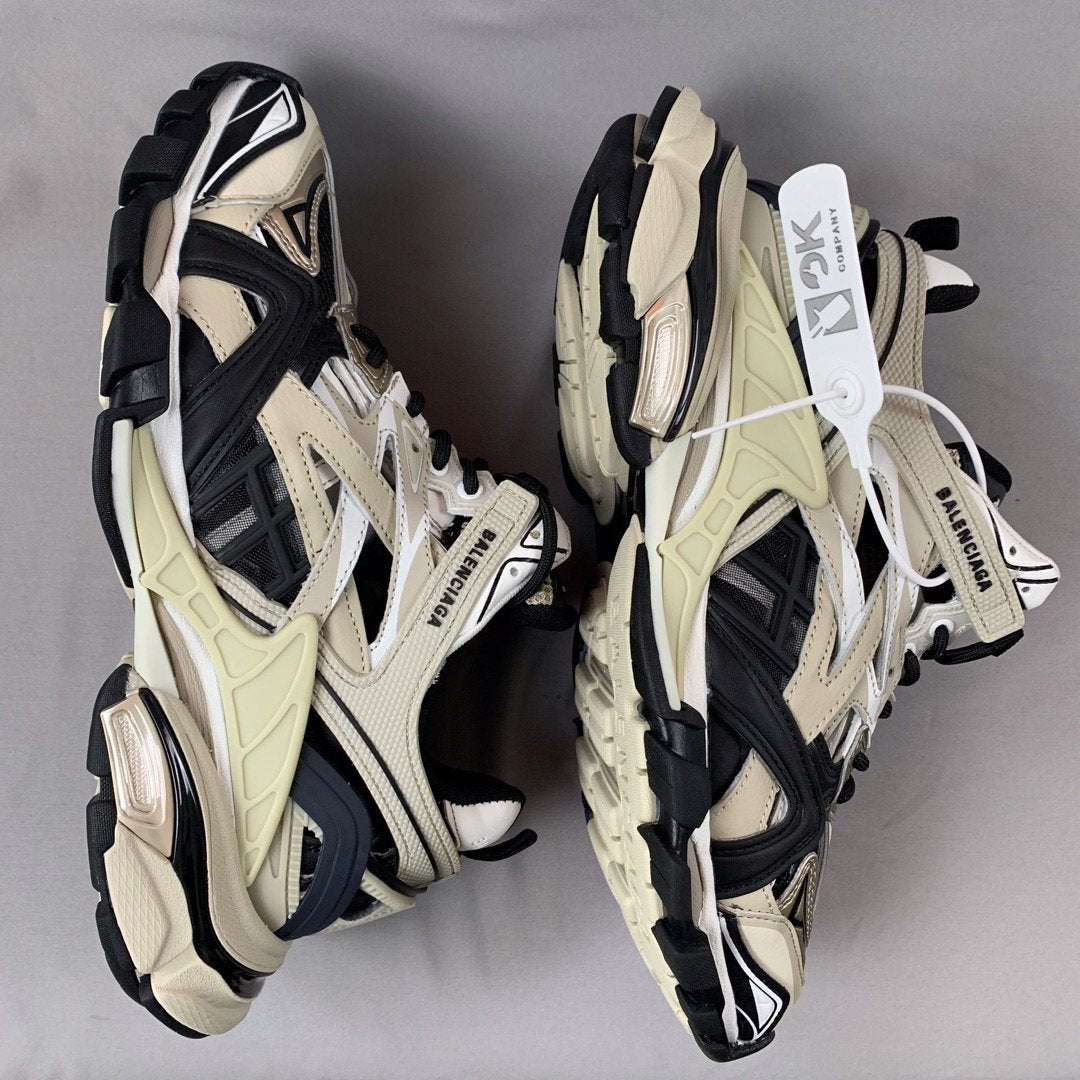Zapatillas deportivas estilo track / Zapatillas chunky de diseño técnico