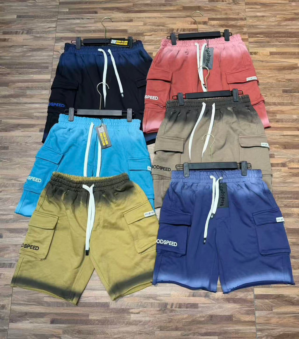 Short Cargo Urbano "Godspeed" con Efecto Degradé