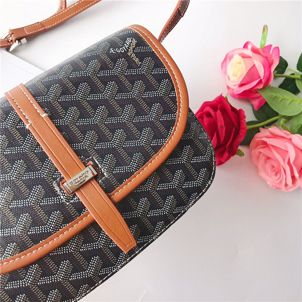 Bolso bandolera con patrón geométrico / Bolso cruzado de diseño clásico