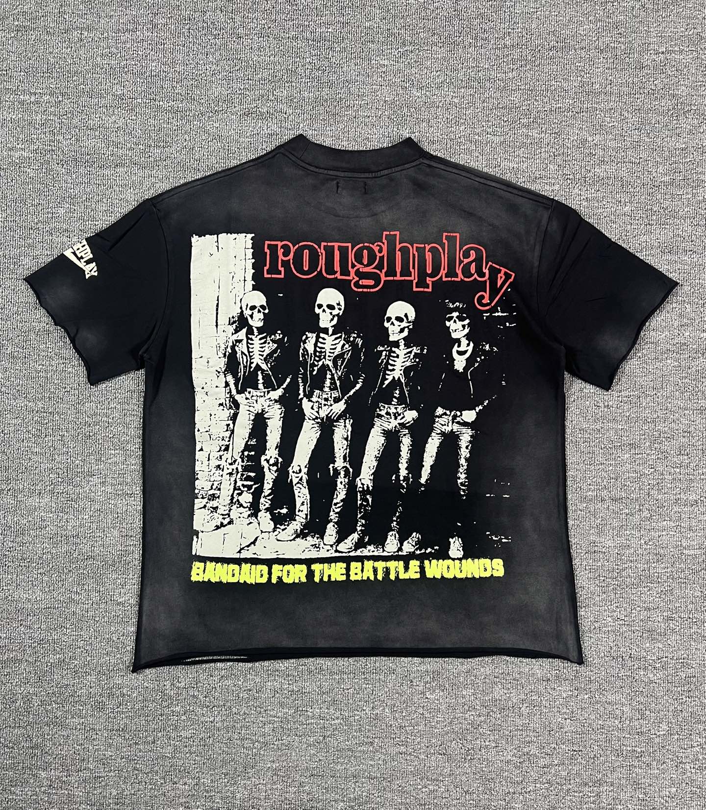 Camiseta Oversize Vintage Rock Washed