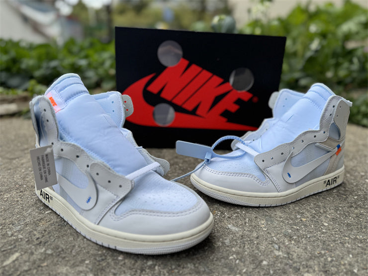 Air Jordan 1 Retro High x Off-White “White” (Edición Especial / Alaska)