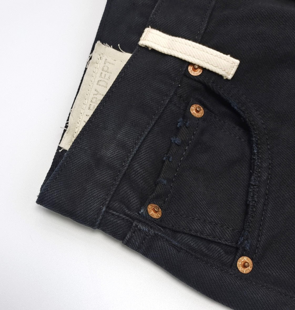 Jeans Gallery Dept. – Art Dept. Esqueleto con Remiendos
