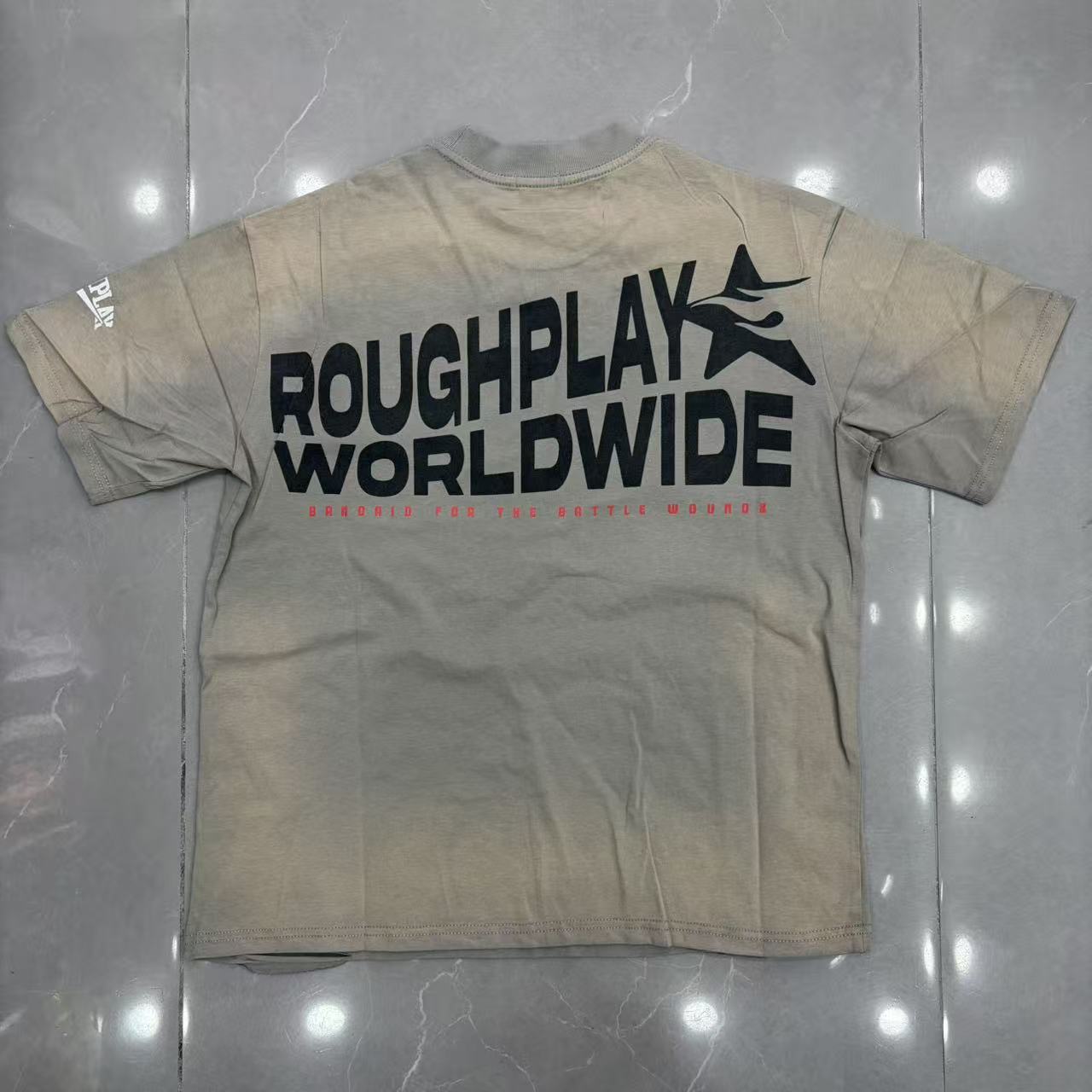 T-Shirt Rough Play "Bandaid For The Battle Wounds" - Heavyweight Streetwear
