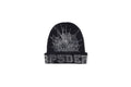 Gorro de Lana Negro con Diseño de Piedras Brillantes