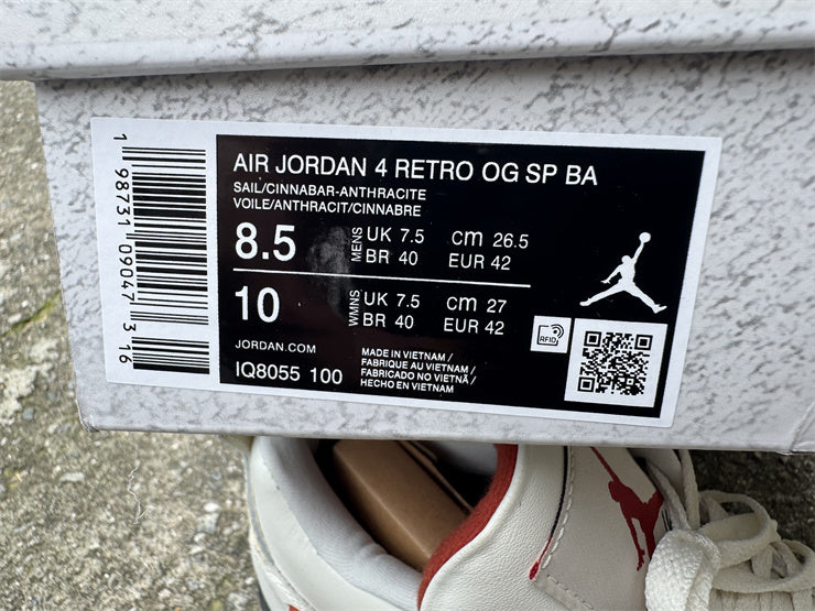 Air Jordan 4 Retro OG x Nigel Sylvester "Brick After Brick"