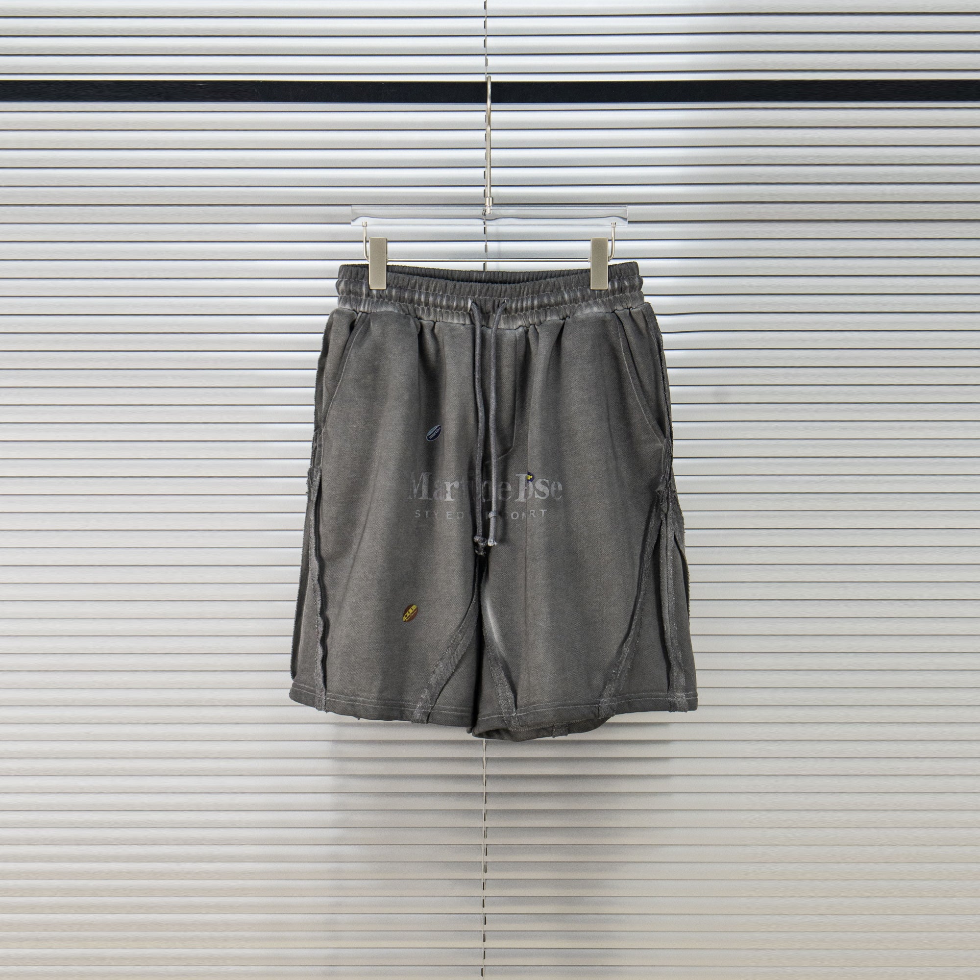 Shorts deportivos con bordado de marca / Shorts urbanos estilo retro