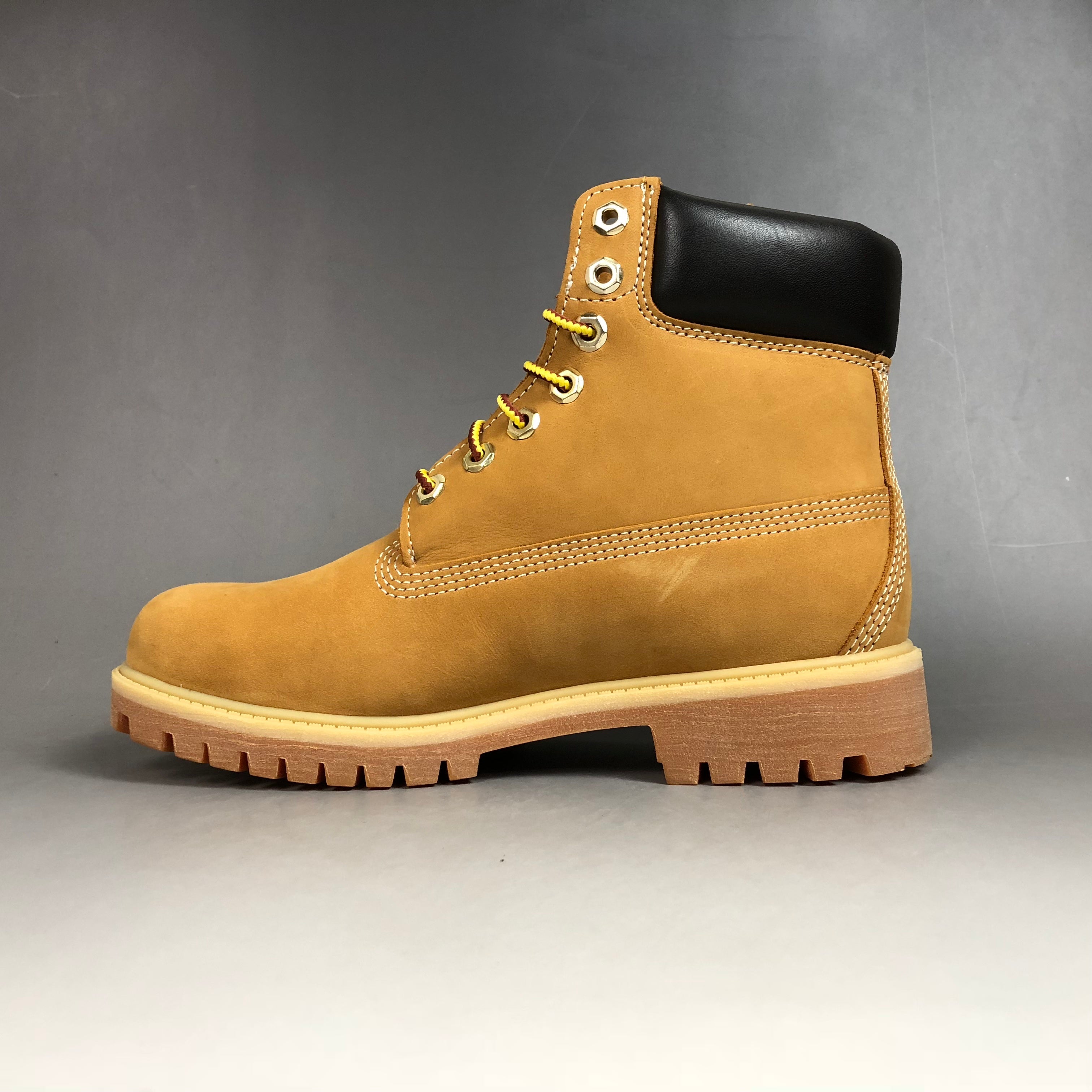 Botas clásicas altas color trigo / Botas de trabajo y estilo urbano