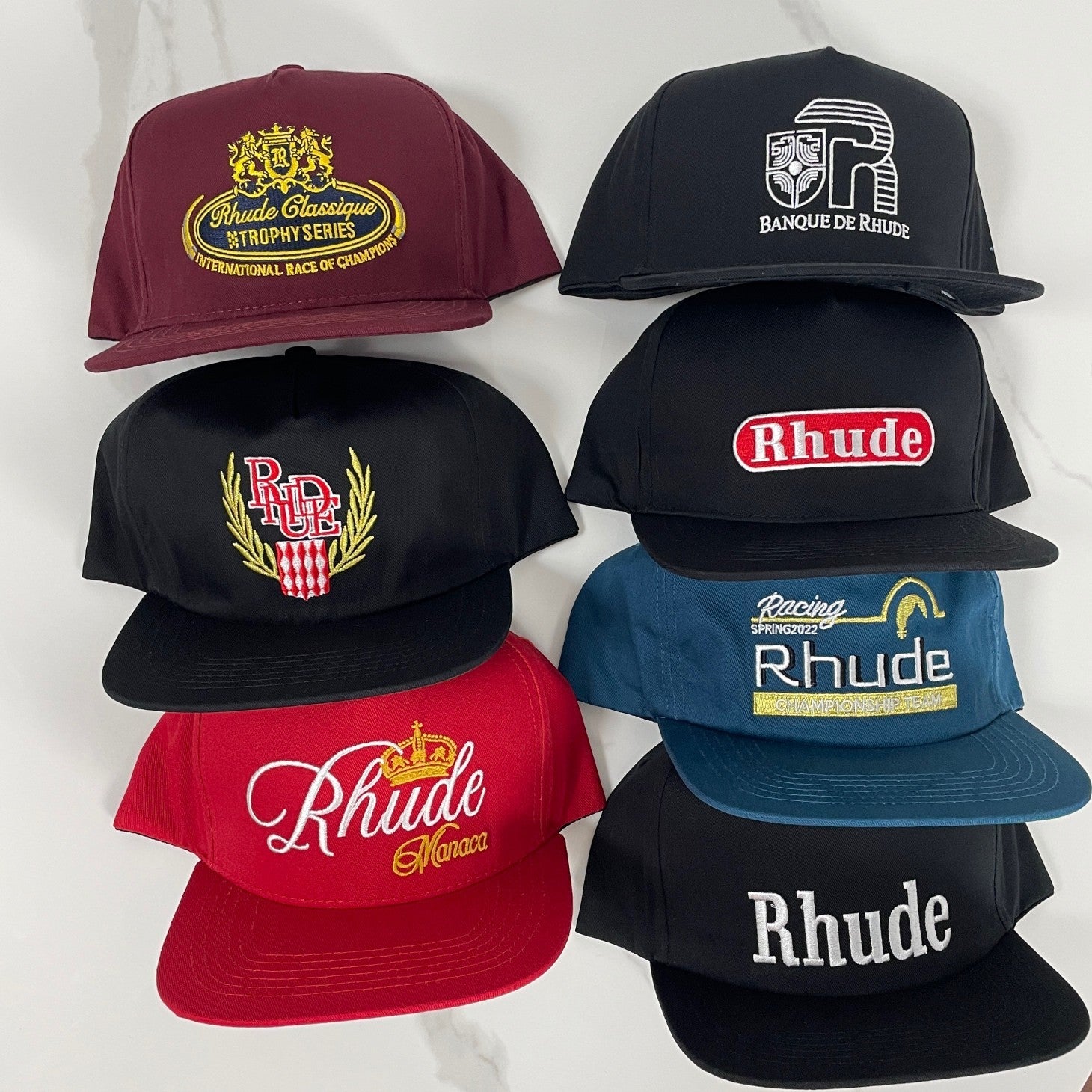 Gorra Trucker Rhude Estilo Motorsport / Streetwear Premium