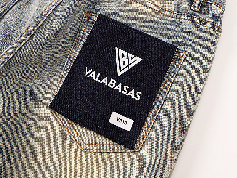 Jeans Valabasas – Lavado Claro con Roturas