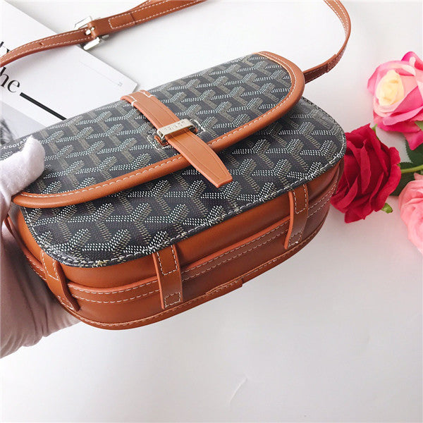 Bolso bandolera con patrón geométrico / Bolso cruzado de diseño clásico