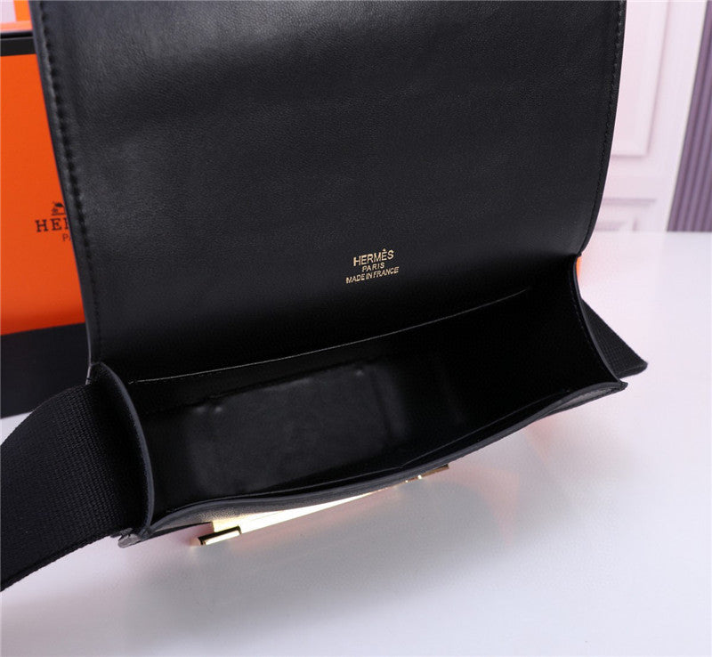 Bolso bandolera diseño elegante con cierre geométrico / Bolso cruzado de lujo accesible